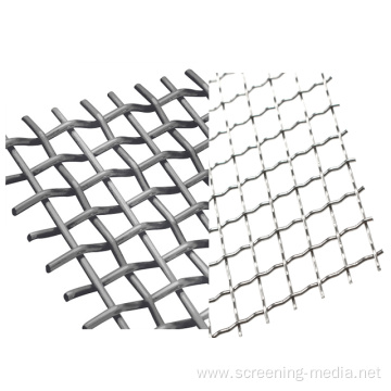 Carbon steel woven wire mesh for separating materials